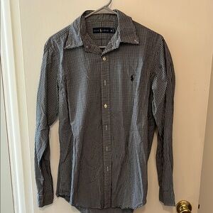 Ralph Lauren Black and White Casual Button Down Shirt